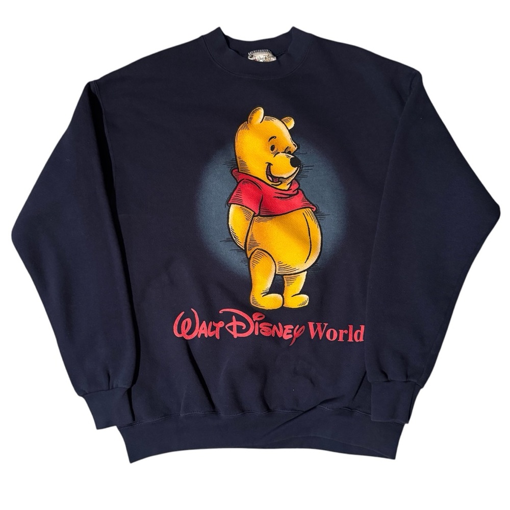 VTG Navy Blue Disney Winnie The Pooh Sweater Medium